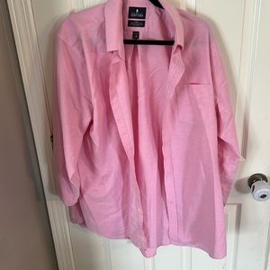 Stafford Mens Dress Shirt regular fit. 18 neck 34/35.